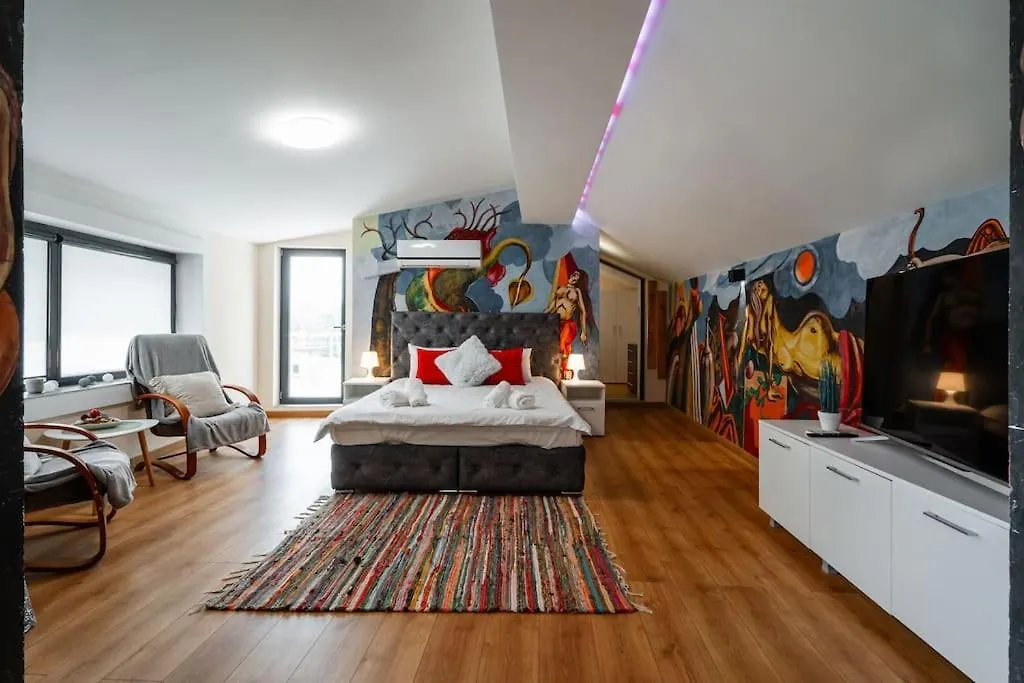 Apartament Artistic Loft With Amazing View Płowdiw Bułgaria